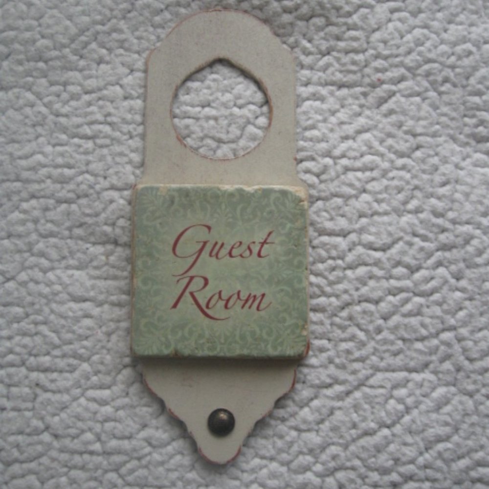 Guest Room Door Hanger